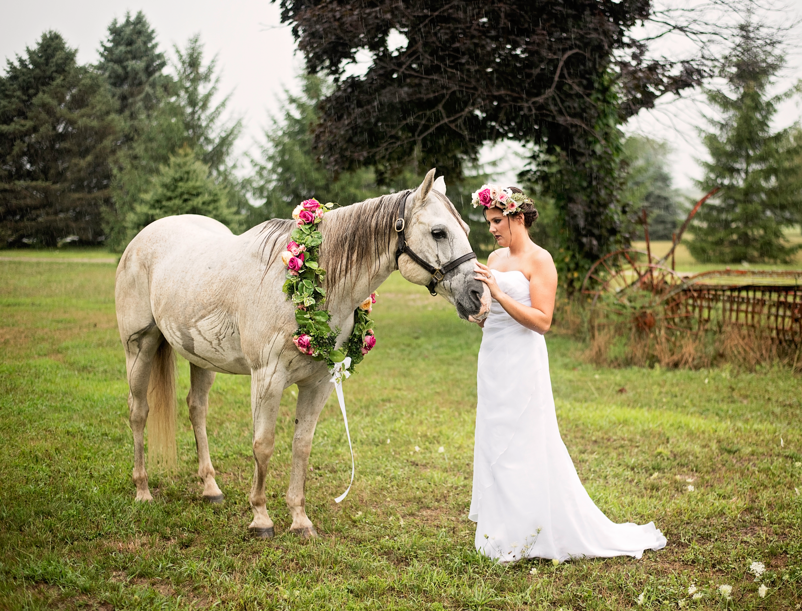 A Bride and Her Horse Style Shoot WeddingDay Magazine